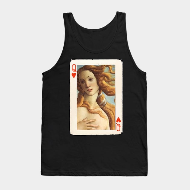 queen of heart Venus Tank Top by Lamink